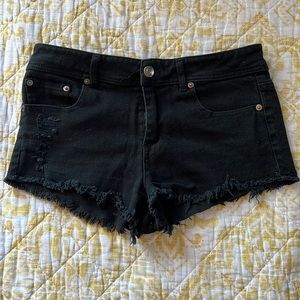 Cheeky Black Cut-Offs